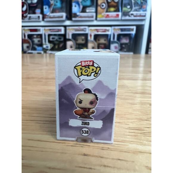 BITTY Zuko Funko Pop #538 ATLA Avatar Last Airbender Nickelodeon Anime Nick TV - Picture 2 of 6
